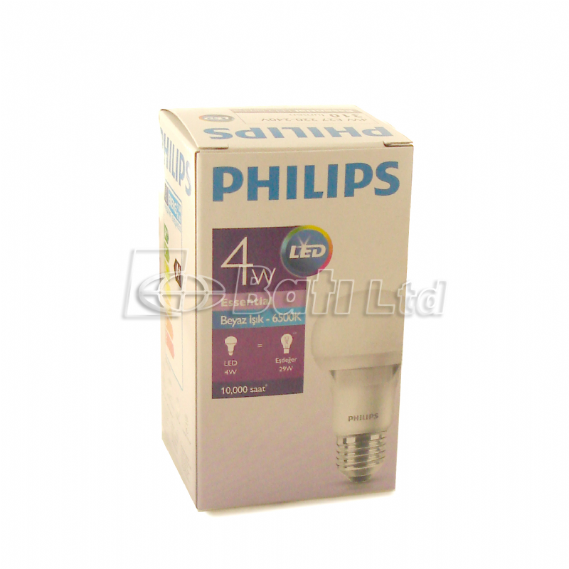 Philips Led Ampul 4 Watt Beyaz Işık 6500 K Led Lamba