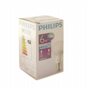  Philips Led Ampul 6 Watt Beyaz İşık 6500 K Led Lamba